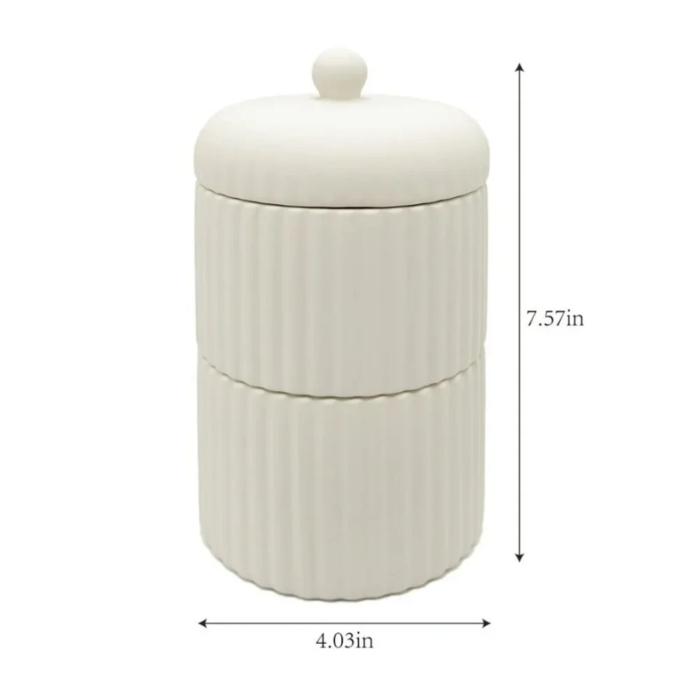New 3 Piece Bathroom Canisters Containers Storage Canister Toiletries Personal H